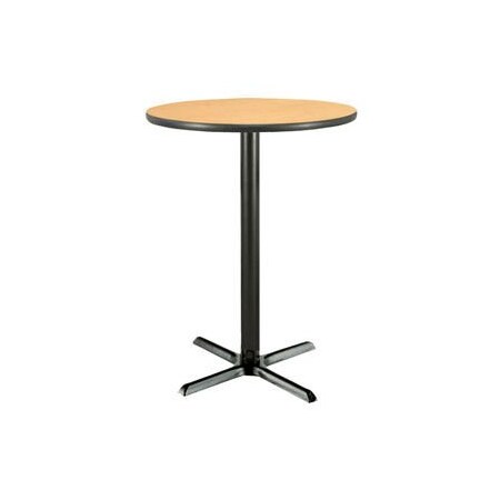 Kfi KFI 36" Round Bar Height Restaurant Table, Natural T36RD-B2025-38-NA